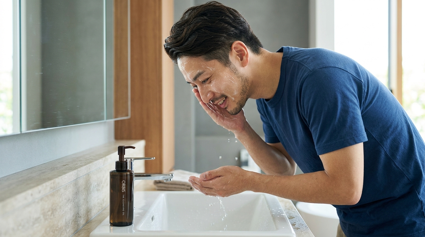 オルビスザクレンジングオイル メンズでも使えるって本当?