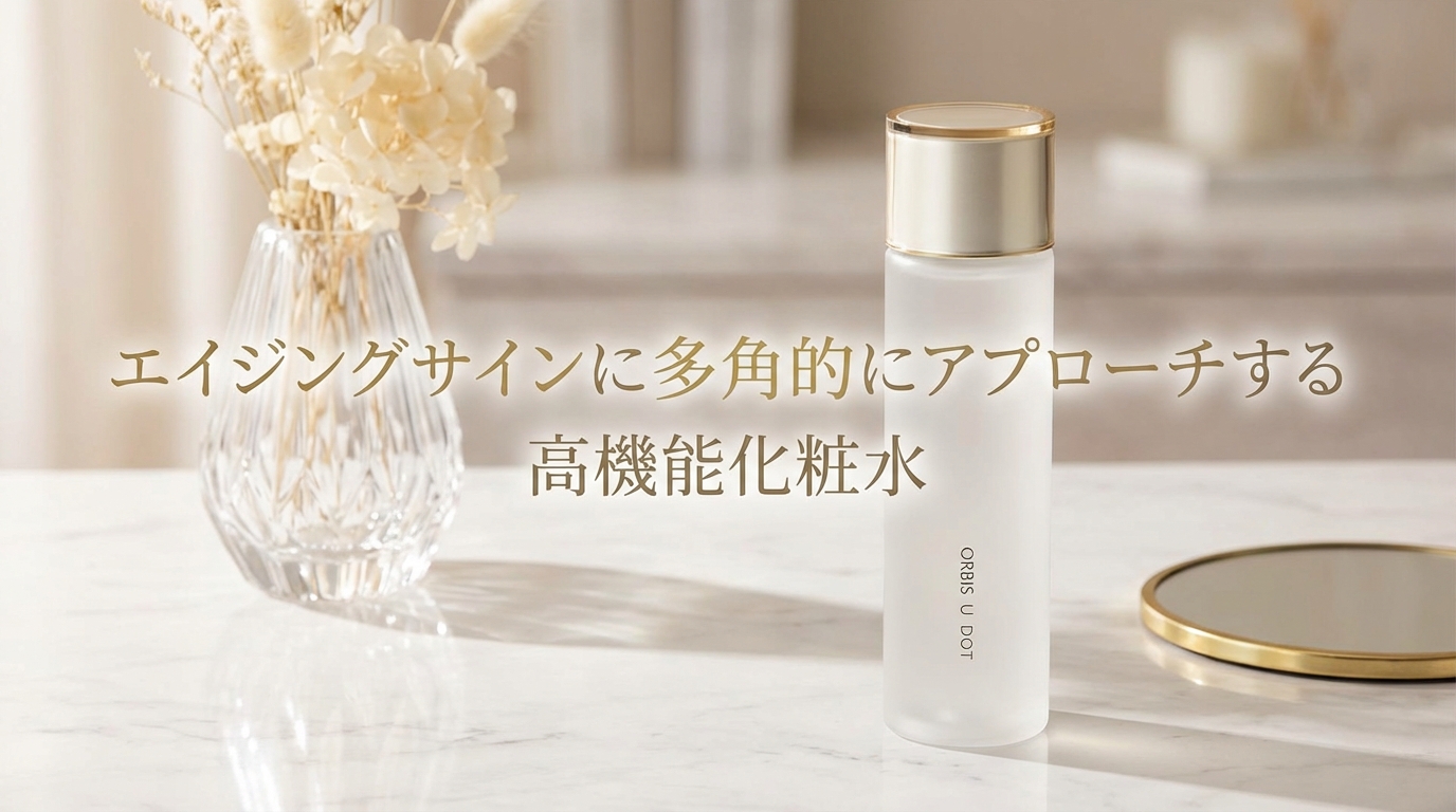 エイジングサインに多角的にアプローチする高機能化粧水
