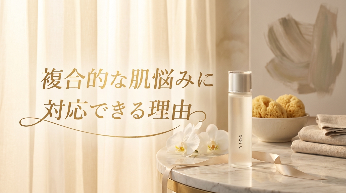 複合的な肌悩みに対応できる理由