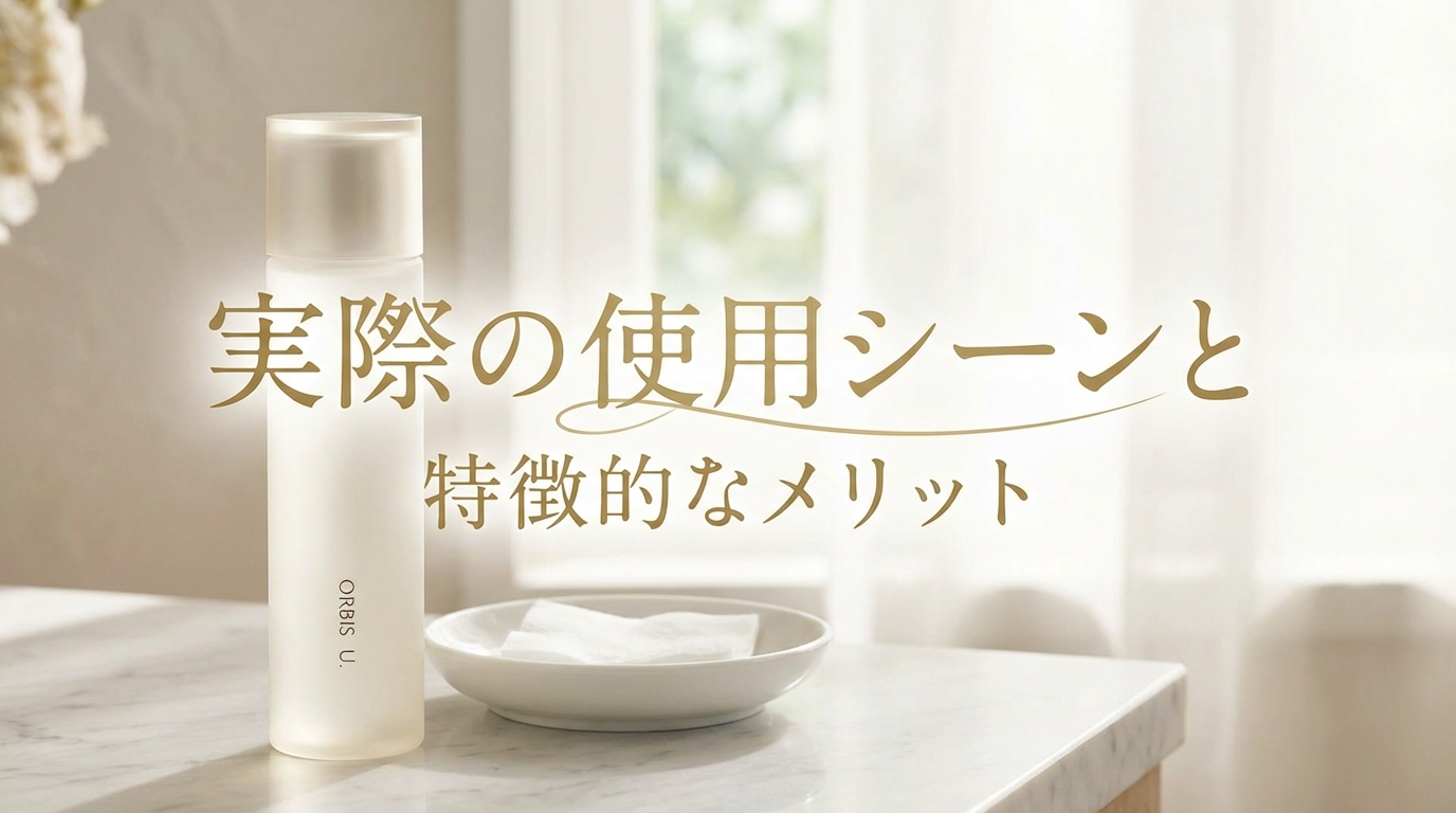 実際の使用シーンと特徴的なメリット
