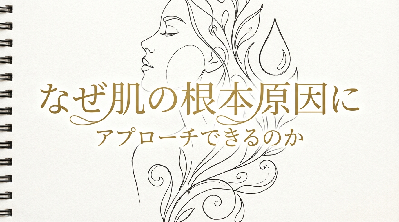 なぜ肌の根本原因にアプローチできるのか