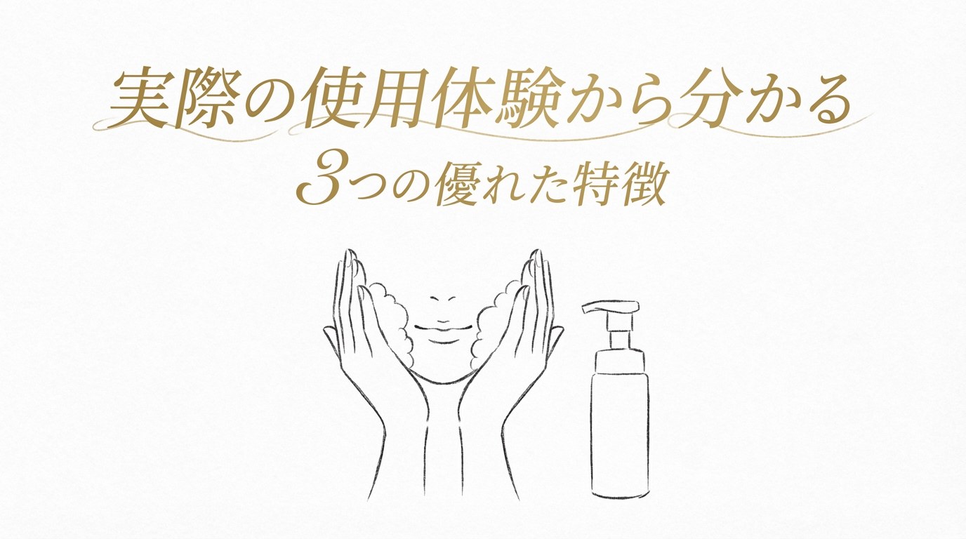 実際の使用体験から分かる3つの優れた特徴