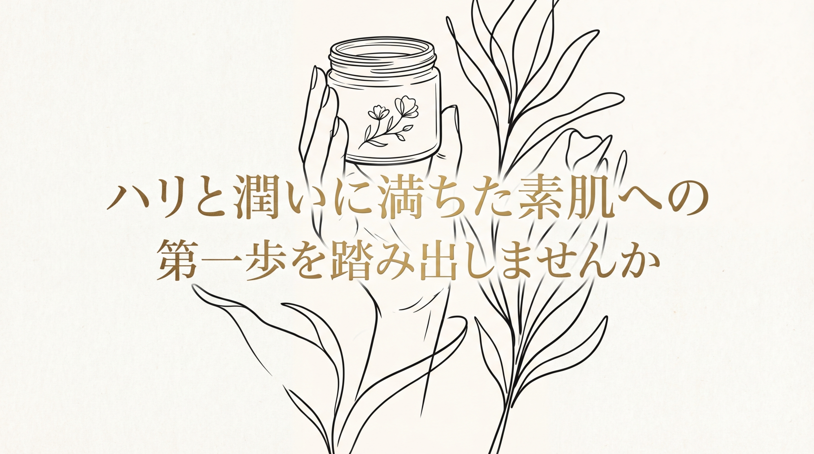 ハリと潤いに満ちた素肌への第一歩を踏み出しませんか