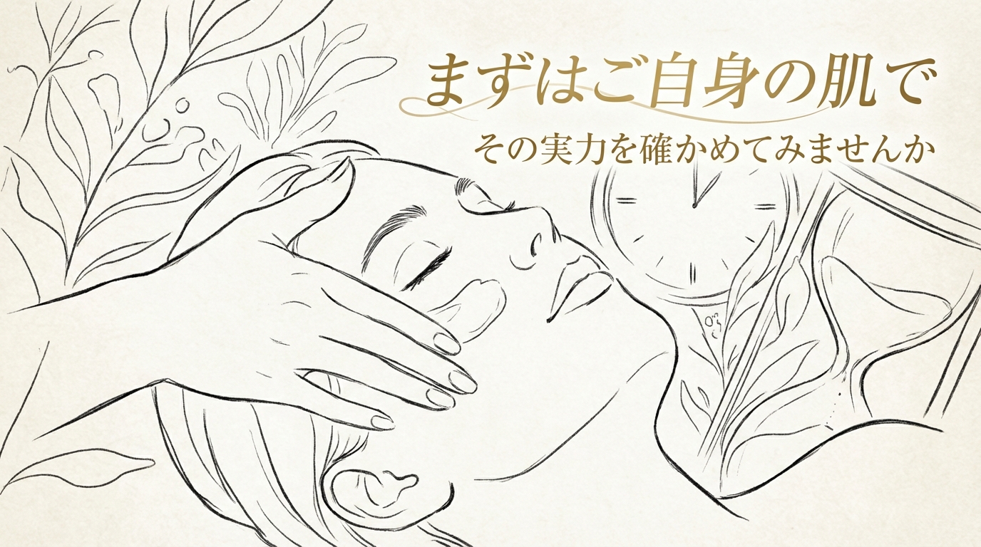まずはご自身の肌で、その実力を確かめてみませんか