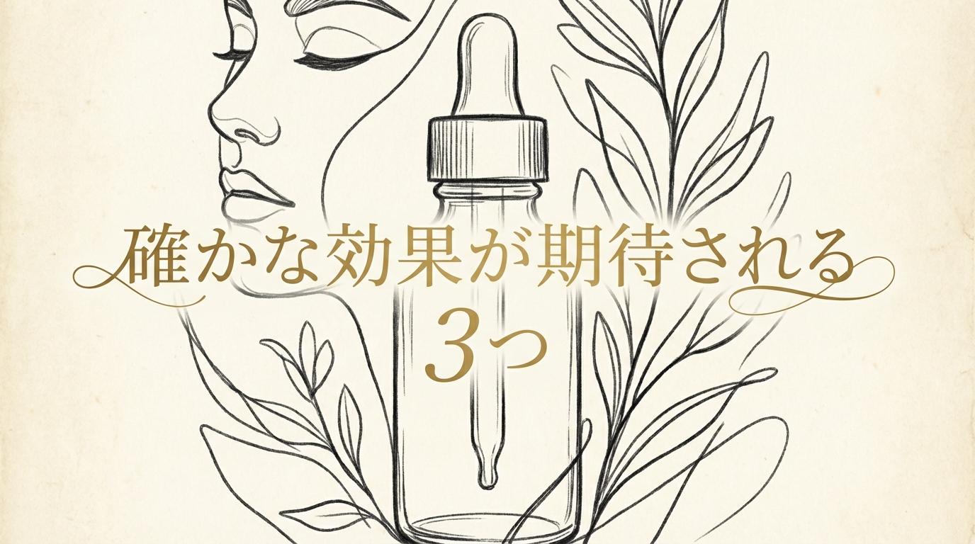 確かな効果が期待される3つの理由