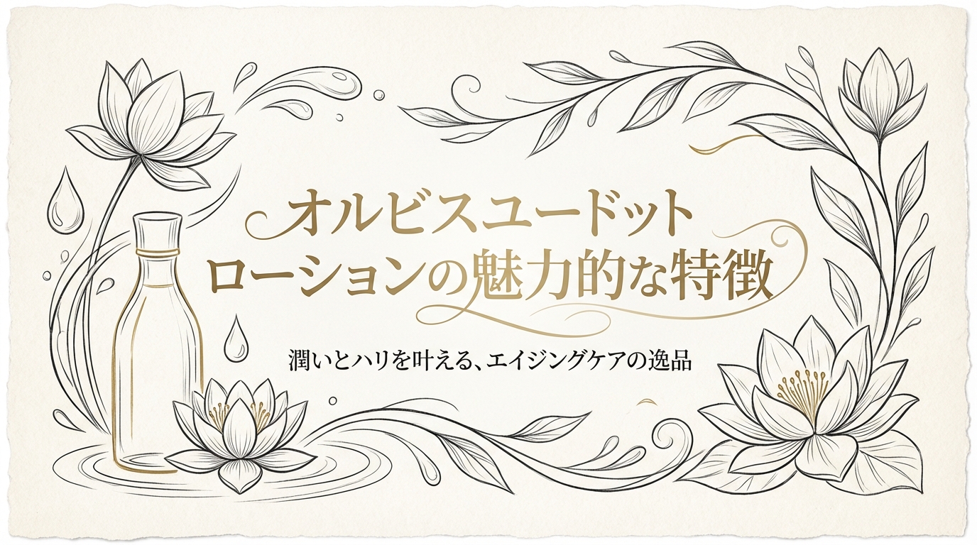 オルビスユードット ローションの魅力的な特徴