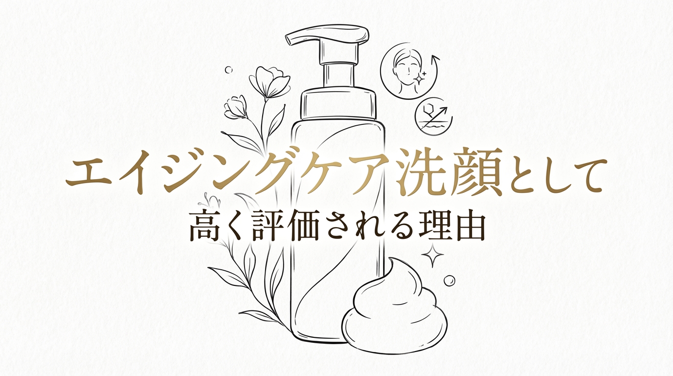 エイジングケア洗顔として高く評価される理由
