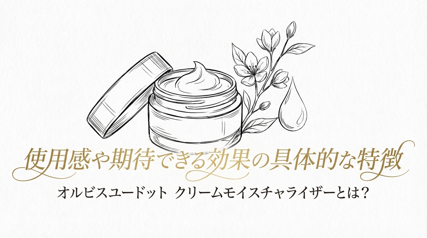 使用感や期待できる効果の具体的な特徴