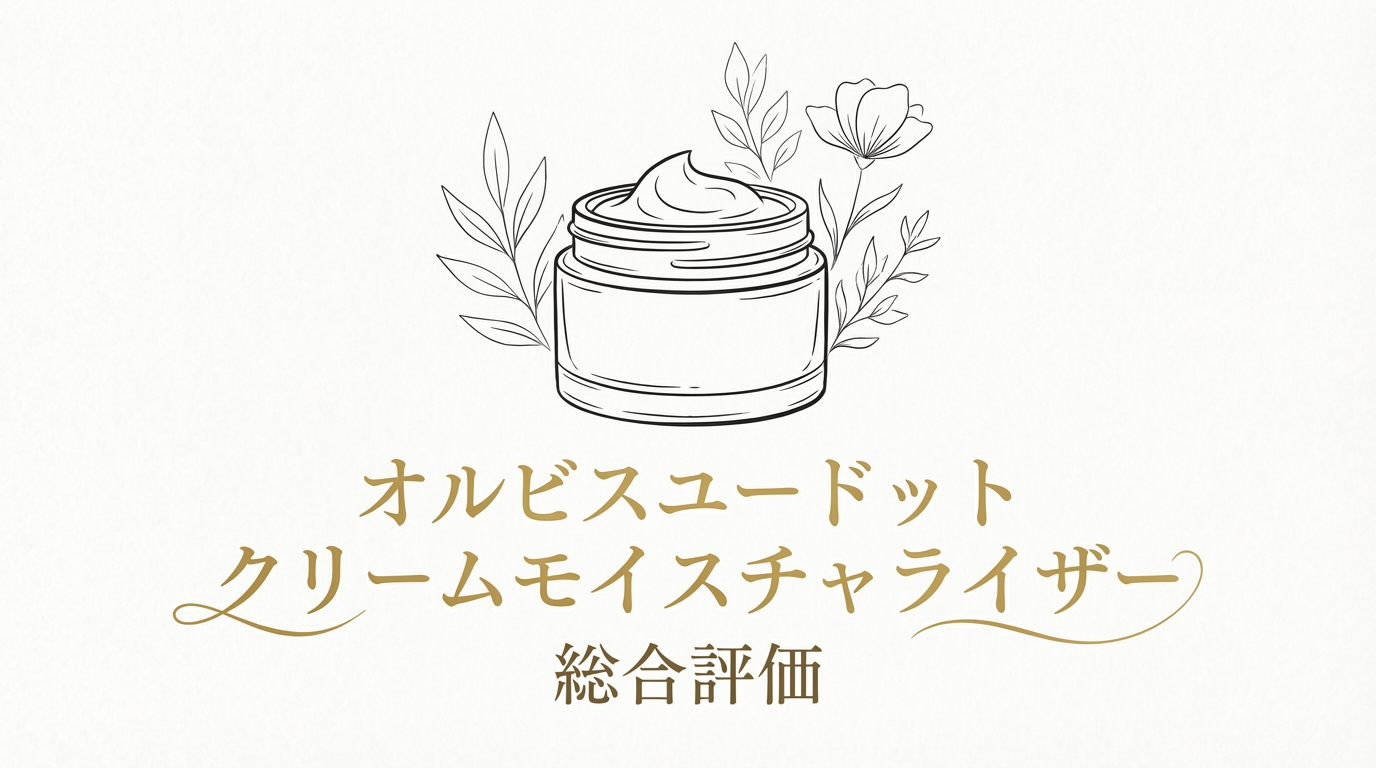 オルビスユードット クリームモイスチャライザーの総合評価