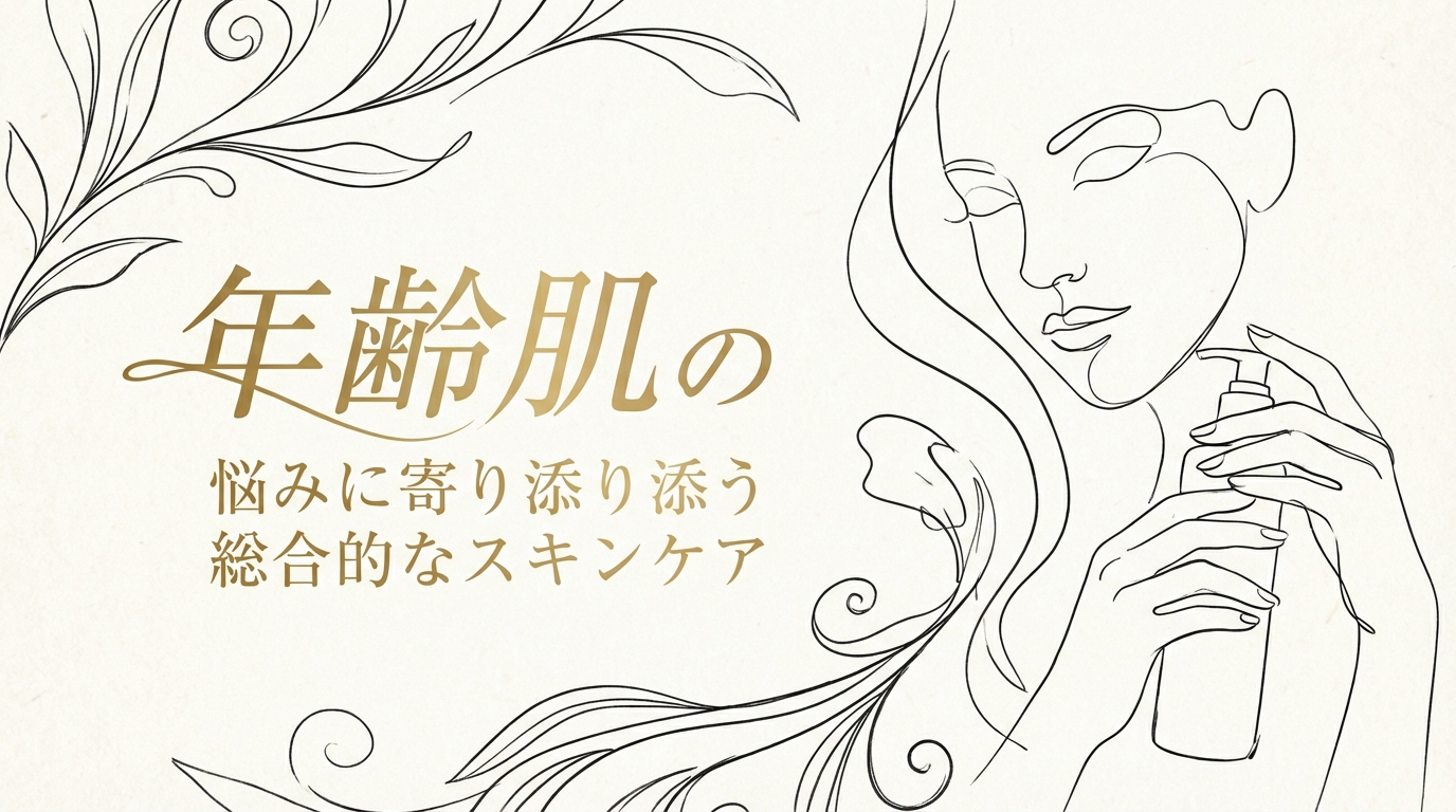 年齢肌の悩みに寄り添う総合的なスキンケア