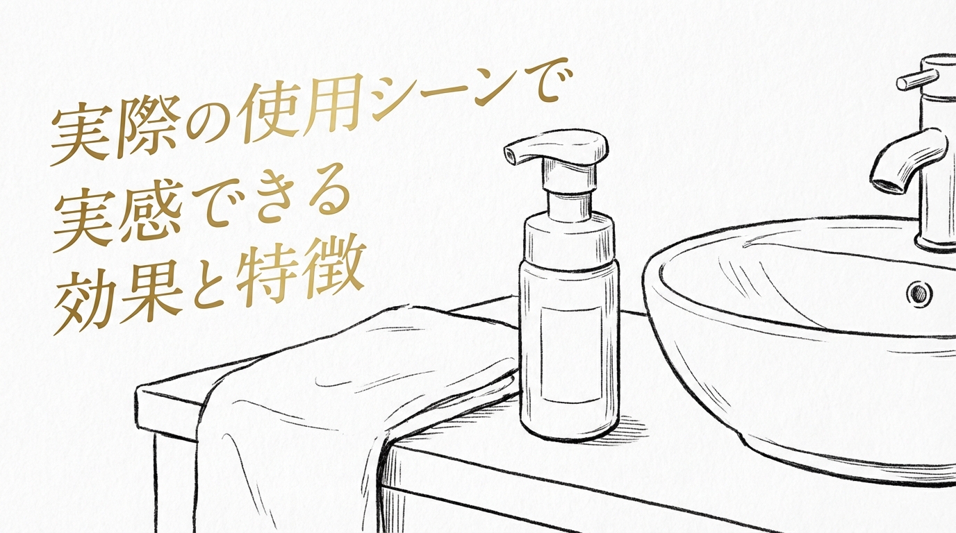 実際の使用シーンで実感できる効果と特徴