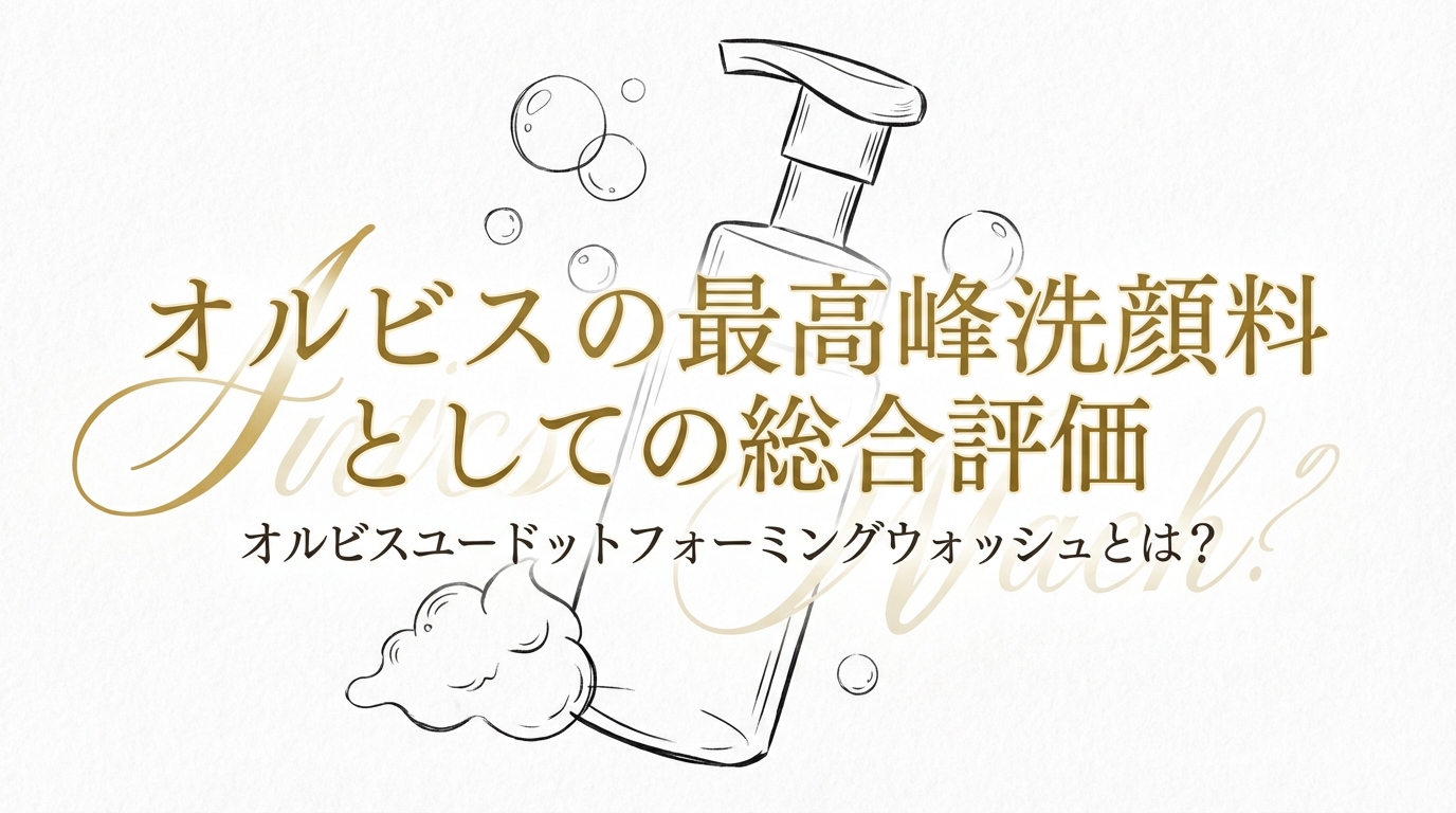 オルビスの最高峰洗顔料としての総合評価