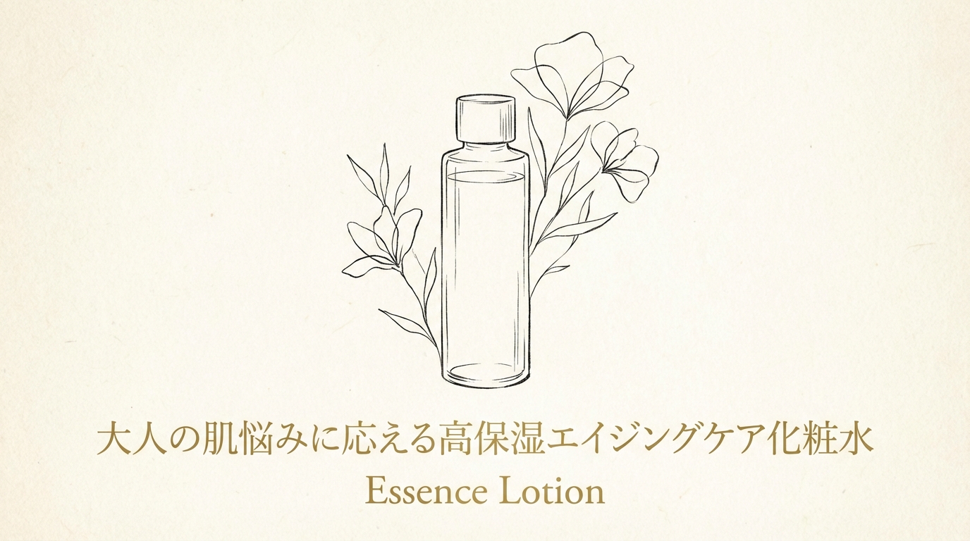 大人の肌悩みに応える高保湿エイジングケア化粧水