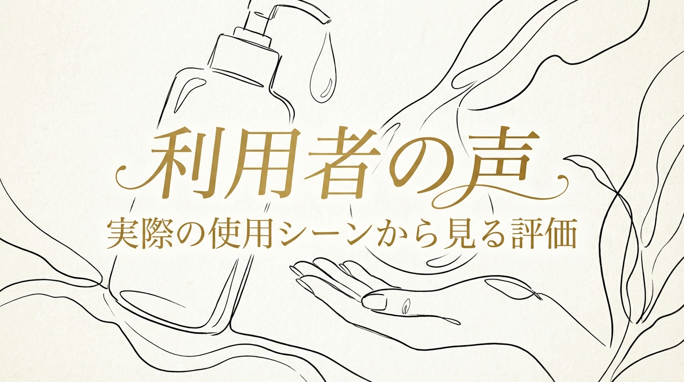 利用者の声や実際の使用シーンから見る評価