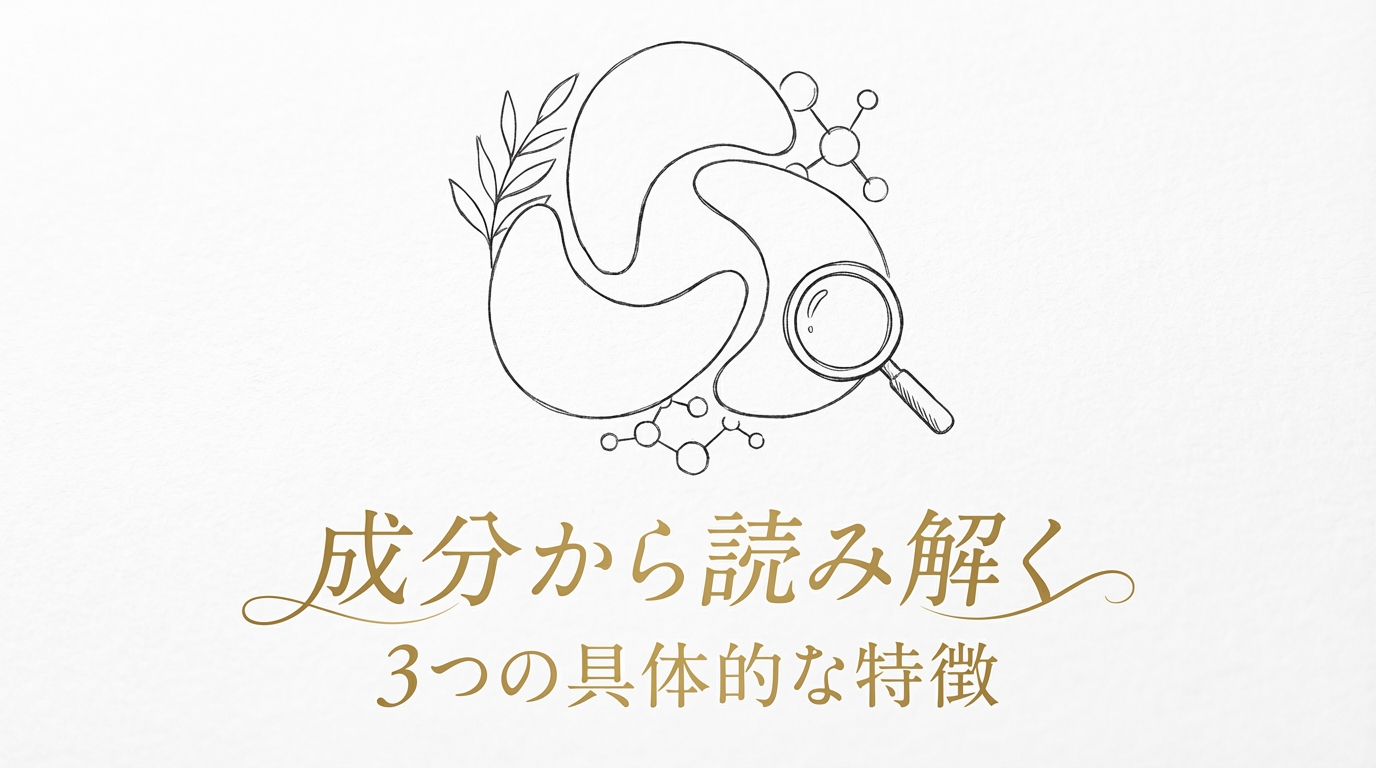 成分から読み解く3つの具体的な特徴