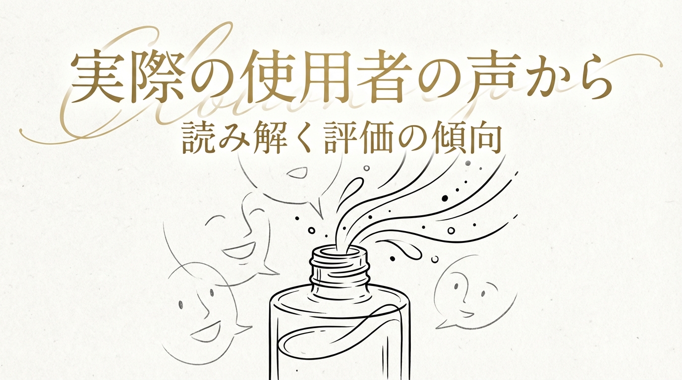 実際の使用者の声から読み解く評価の傾向