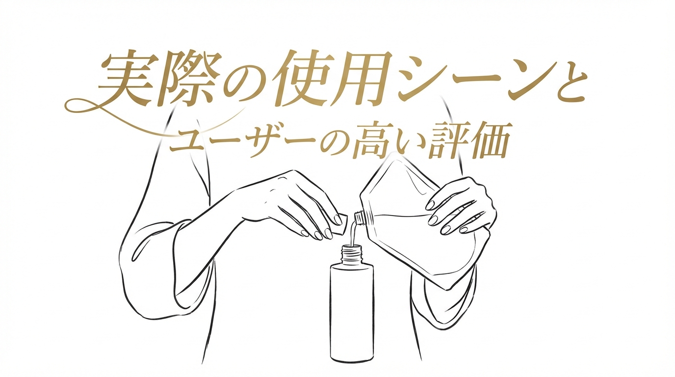 実際の使用シーンとユーザーの高い評価