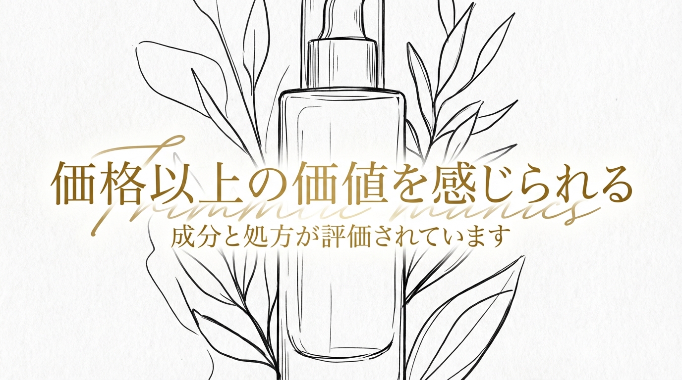 価格以上の価値を感じられる成分と処方が評価されています