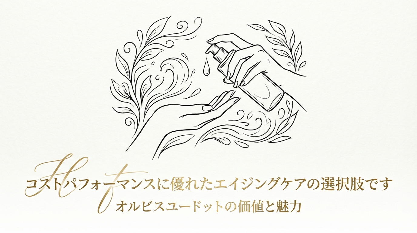 コストパフォーマンスに優れたエイジングケアの選択肢です