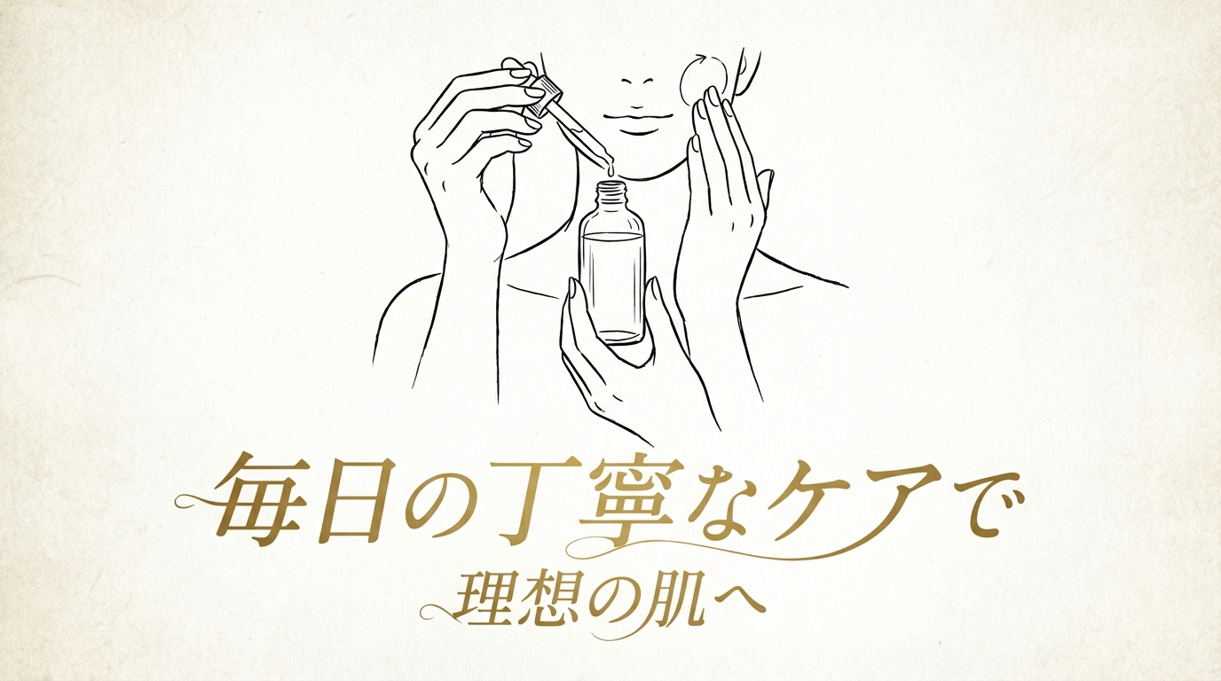 毎日の丁寧なケアで理想の肌へ