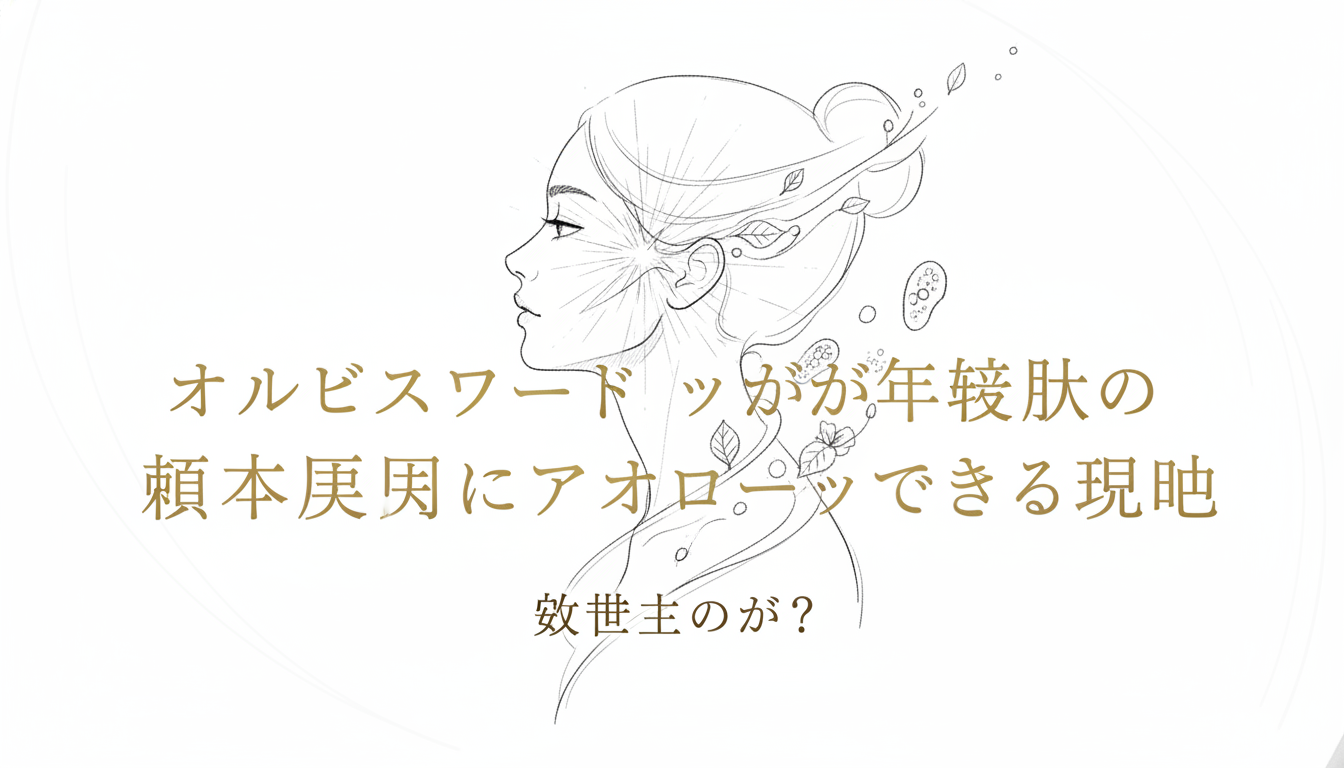 オルビスユードットが年齢肌の根本原因にアプローチできる理由