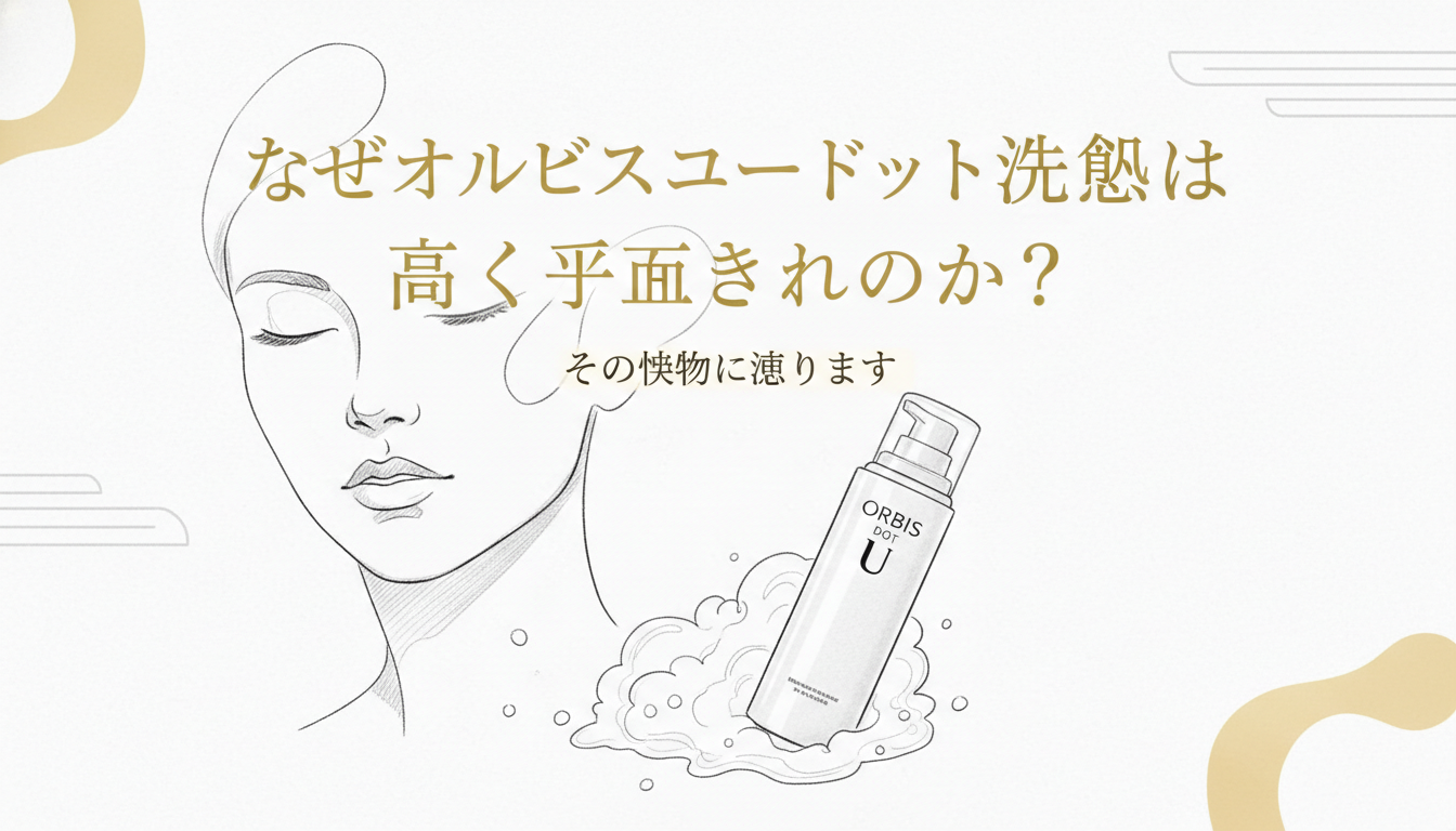 なぜオルビスユードット洗顔は高く評価されるのか？その魅力に迫ります