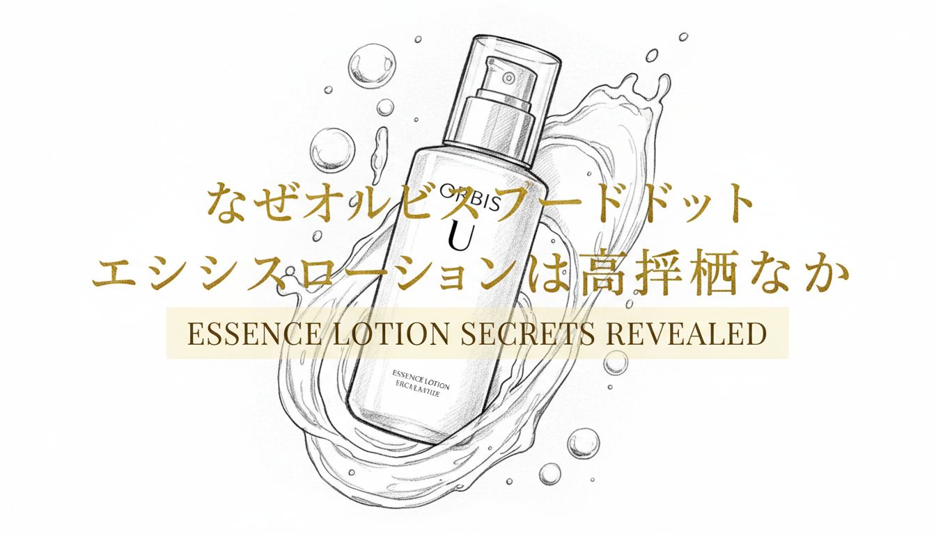 なぜオルビスユードット エッセンスローションは高評価なのか