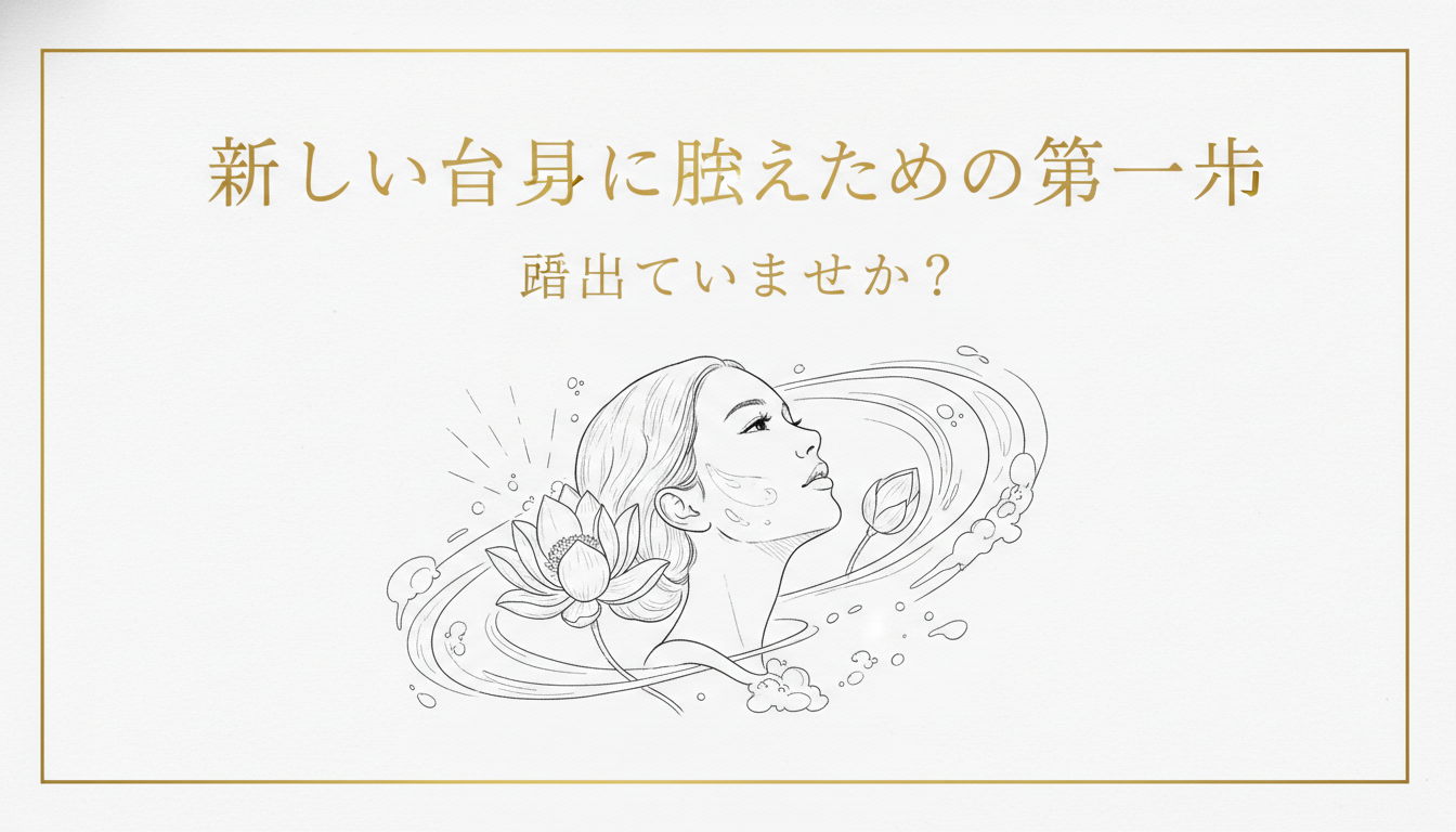 新しい自分に出会うための第一歩を踏み出してみませんか？