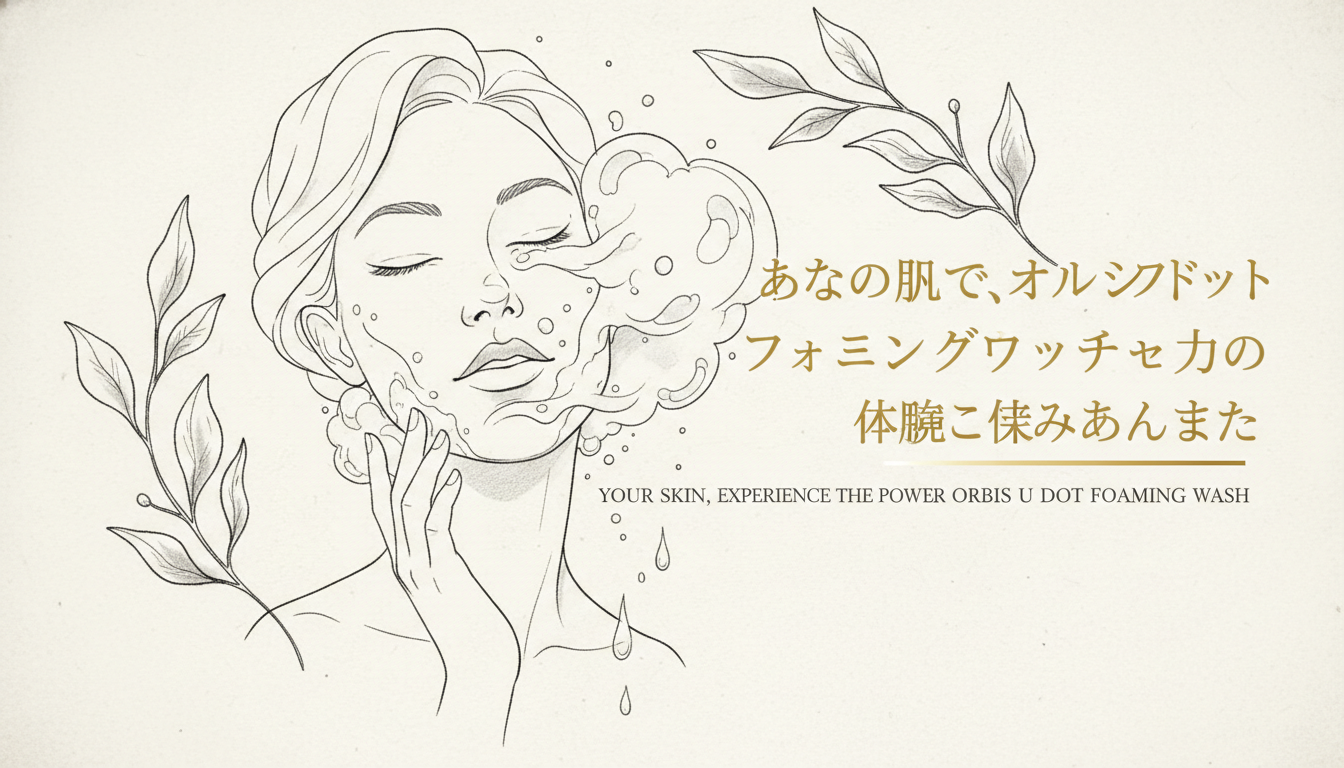 あなたの肌で、オルビスユードット フォーミングウォッシュの力を体験してみませんか