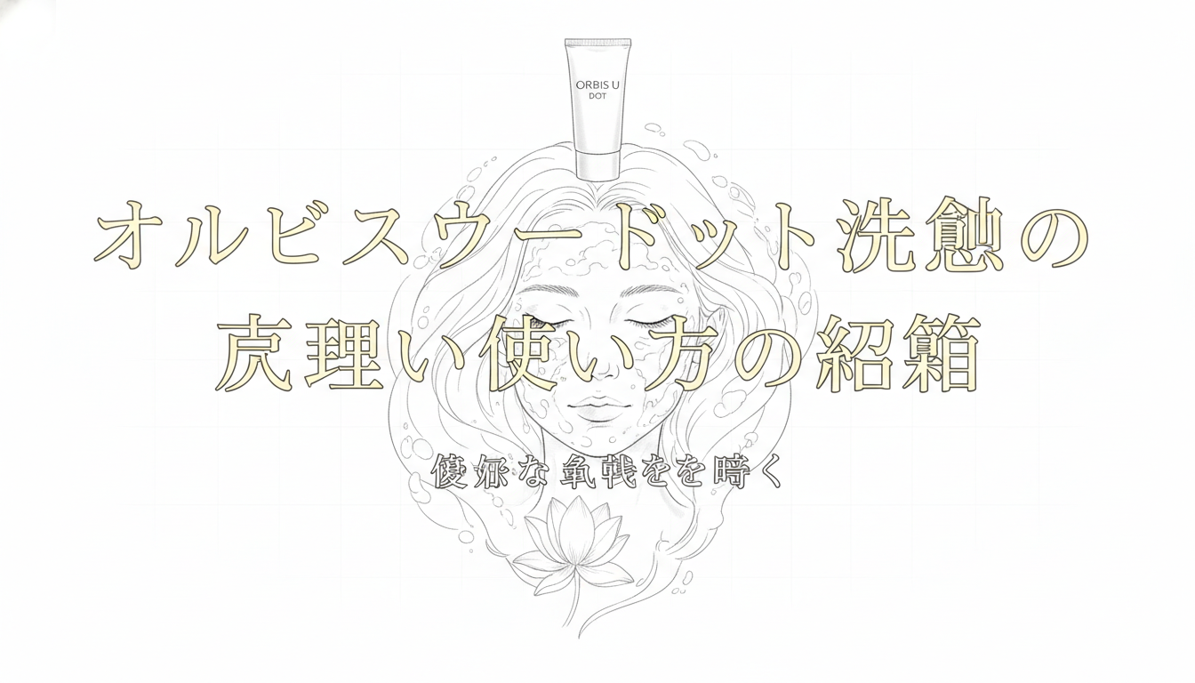 オルビスユードット洗顔の正しい使い方の結論