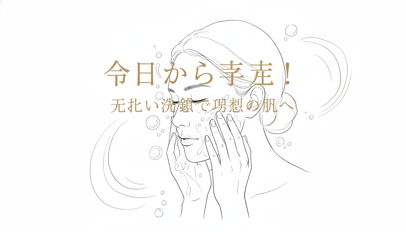 今日から実践!正しい洗顔で理想の肌へ