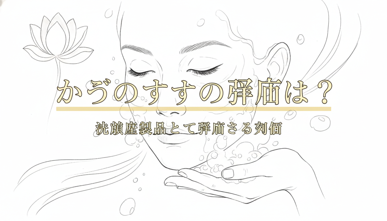 洗顔製品として評価される側面