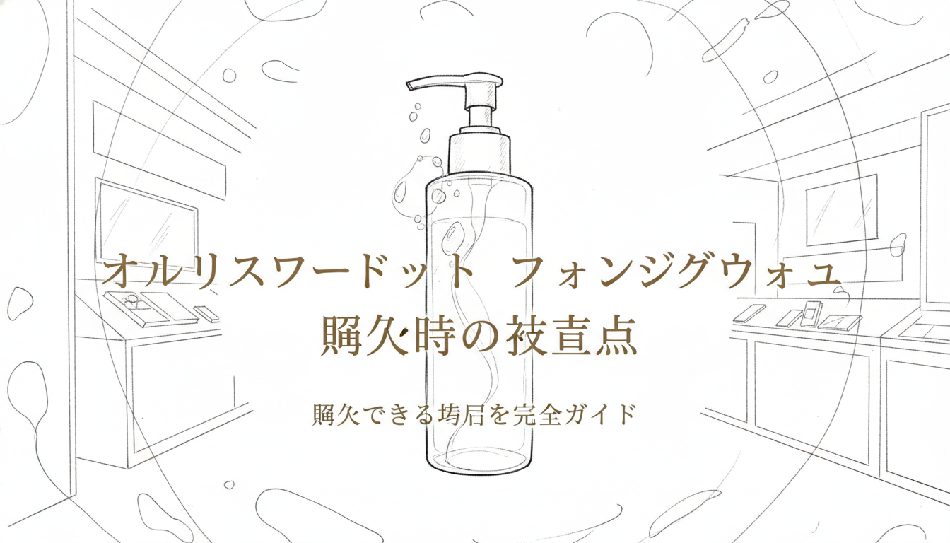 オルビスユードット フォーミングウォッシュ購入時の注意点