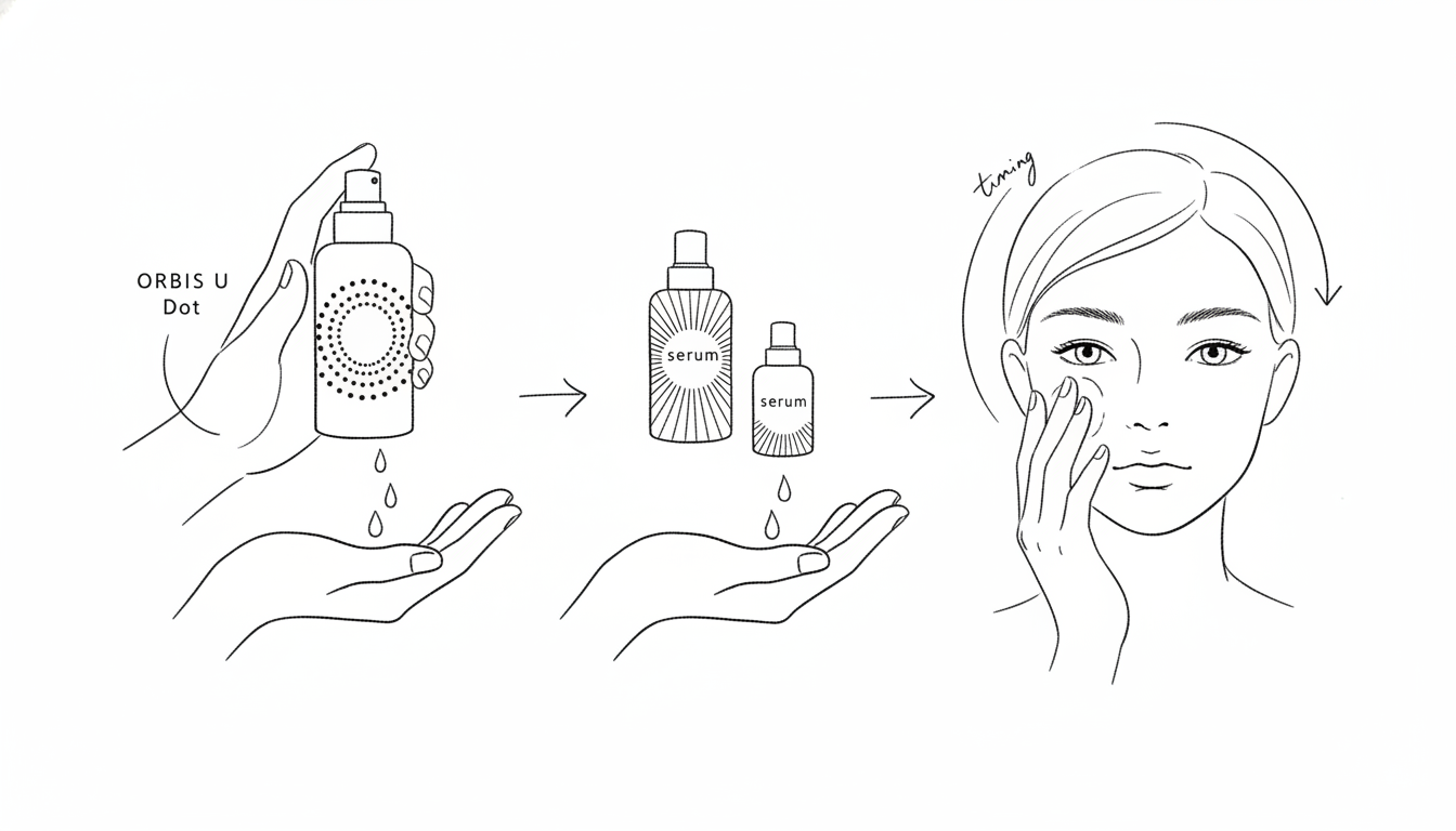 オルビスユードットと美容液の基本的な使用順番