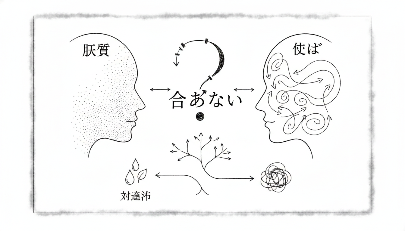 オルビスユードット 合わない理由は「肌質」と「使い方」にある