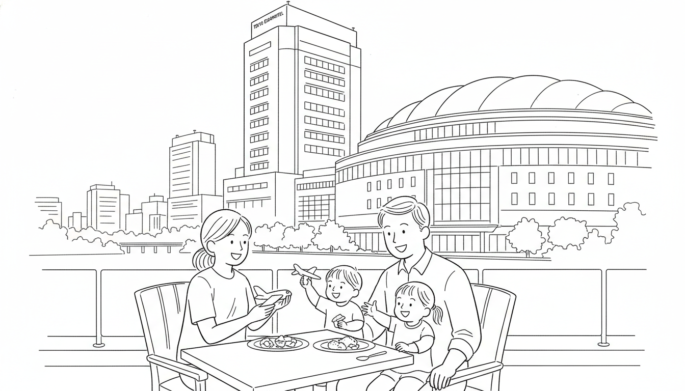 東京ドームホテルでの子連れランチがおすすめの理由は？