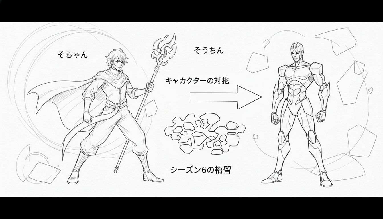そうちゃんが注目される理由は「シーズン6の構図」と「キャラクターの対比」にあります