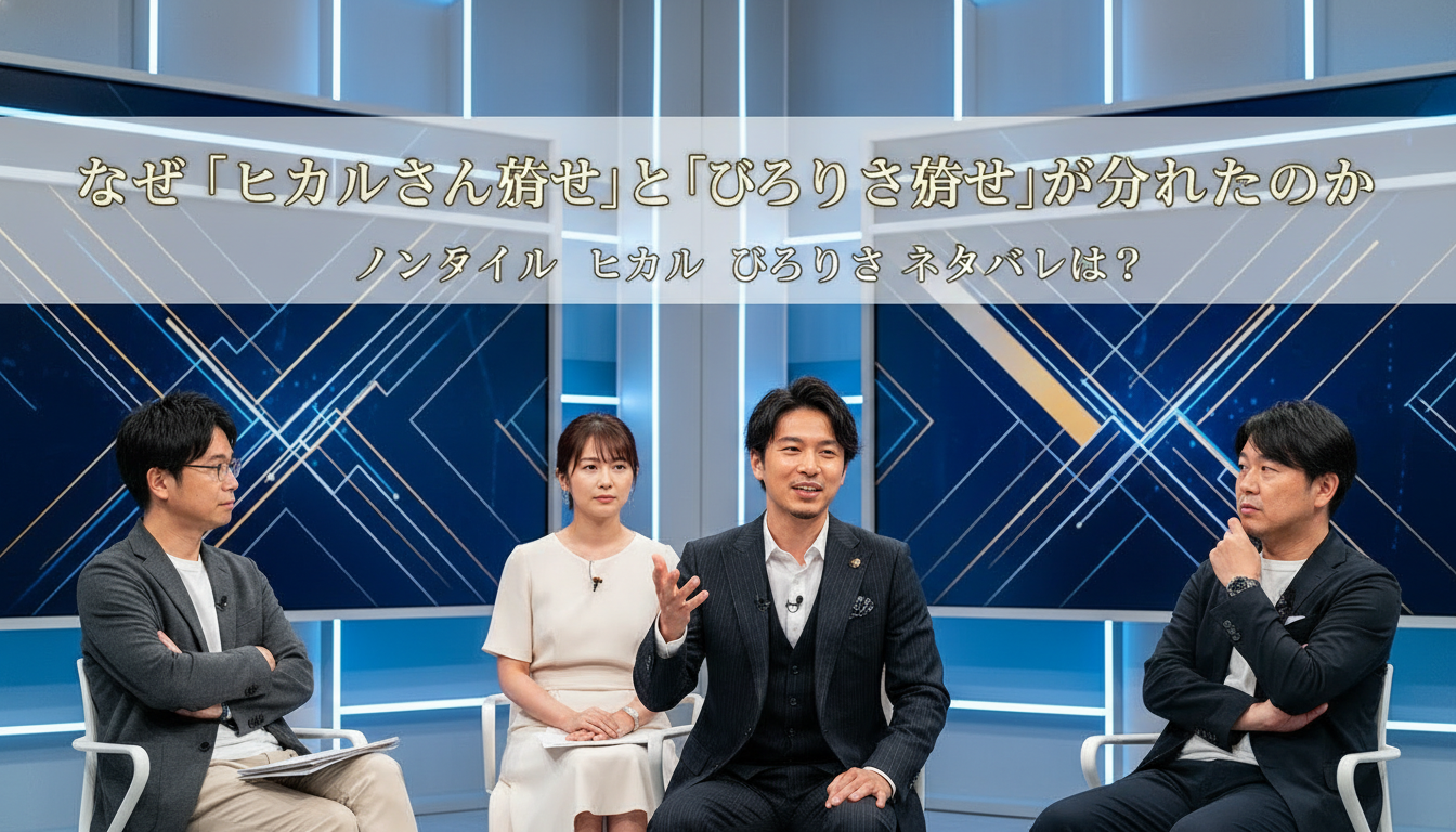 なぜ「ヒカルさん勝ち」と「ひろゆきさん勝ち」が分かれたのか