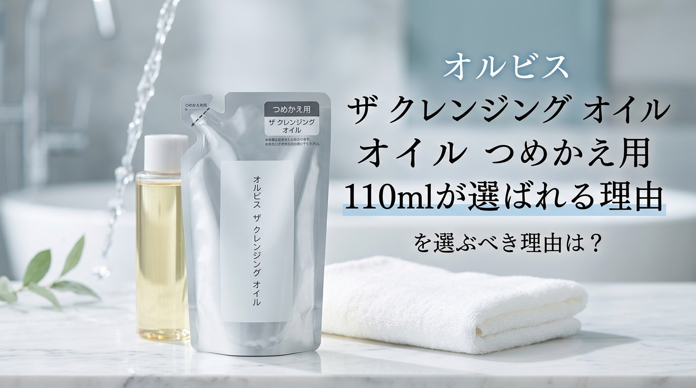 オルビス ザ クレンジング オイル つめかえ用 110mlが選ばれる理由